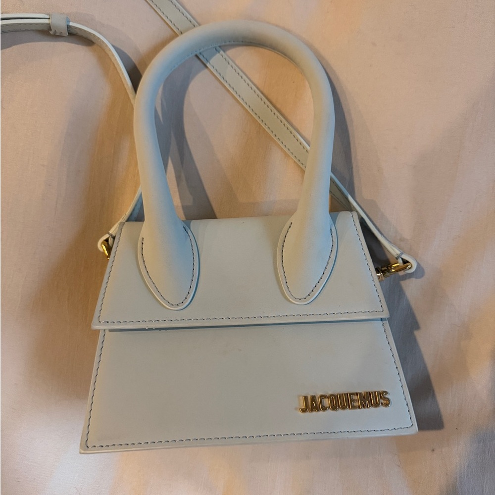 Jacquemus Blue 'Le Chiquito Moyen' Bag